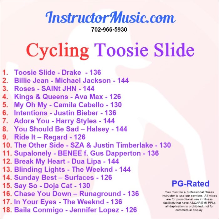 Cycling Toosie Slide