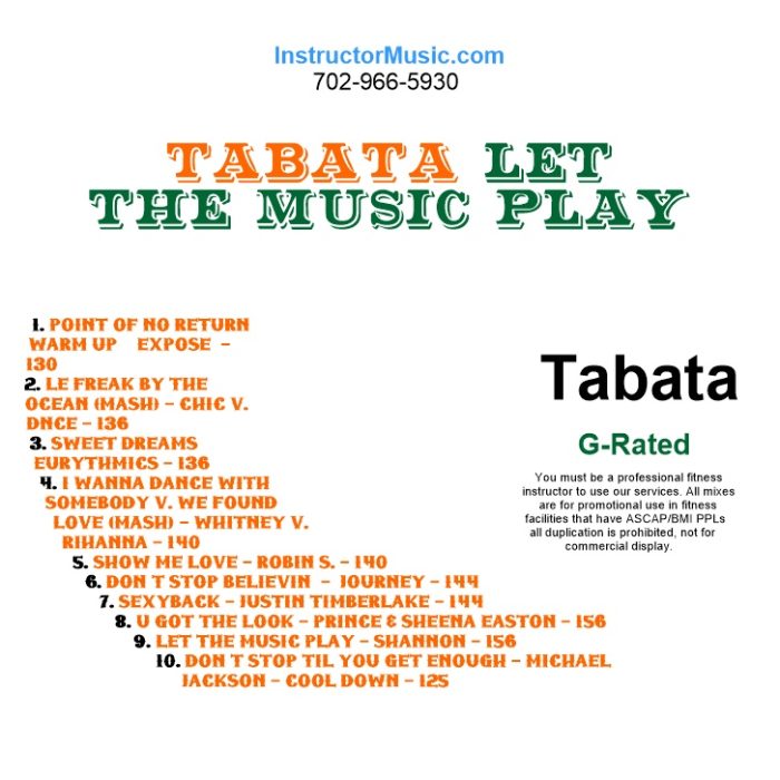 Tabata Let the Music Play